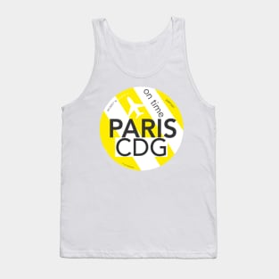 Paris on time Tank Top